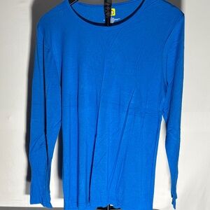 Vibrant Blue Long Sleeve Top